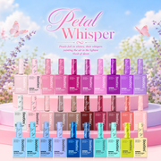 (Each 15ml) Petal Whisper - Beetles 30 Colors HEMA Free Summer Nails Gel Polish Set