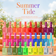 (Each 15ml) Summer Tide - Beetles 30 Colors HEMA Free Summer Nails Gel Polish Set