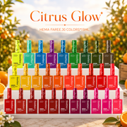 (Each 15ml) Citrus Glow-Beetles 30 Colors HEMA Free Gel Polish Set Fall Nails