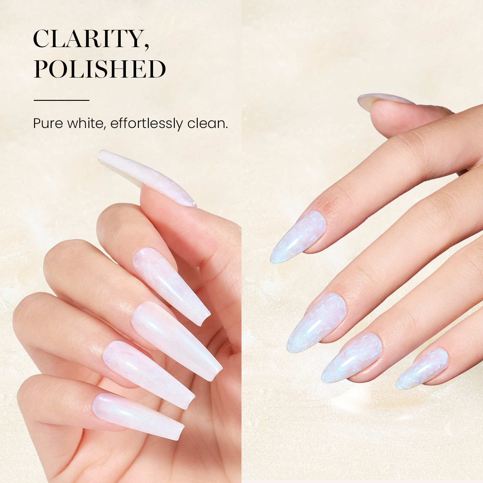 (Each 15ml) Glitter Glow-Beetles 5 Colors Glitter Gel Polish Set