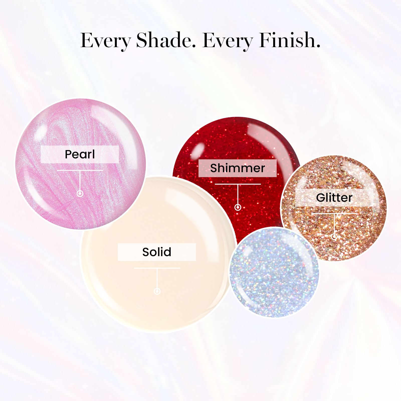 Starter Color Studio-Beetles 24 Colors Gel Polish Set All-in-One Mani Kit 7.5ML