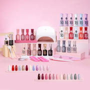 Starter Color Studio-Beetles 24 Colors Gel Polish Set All-in-One Mani Kit 7.5ML