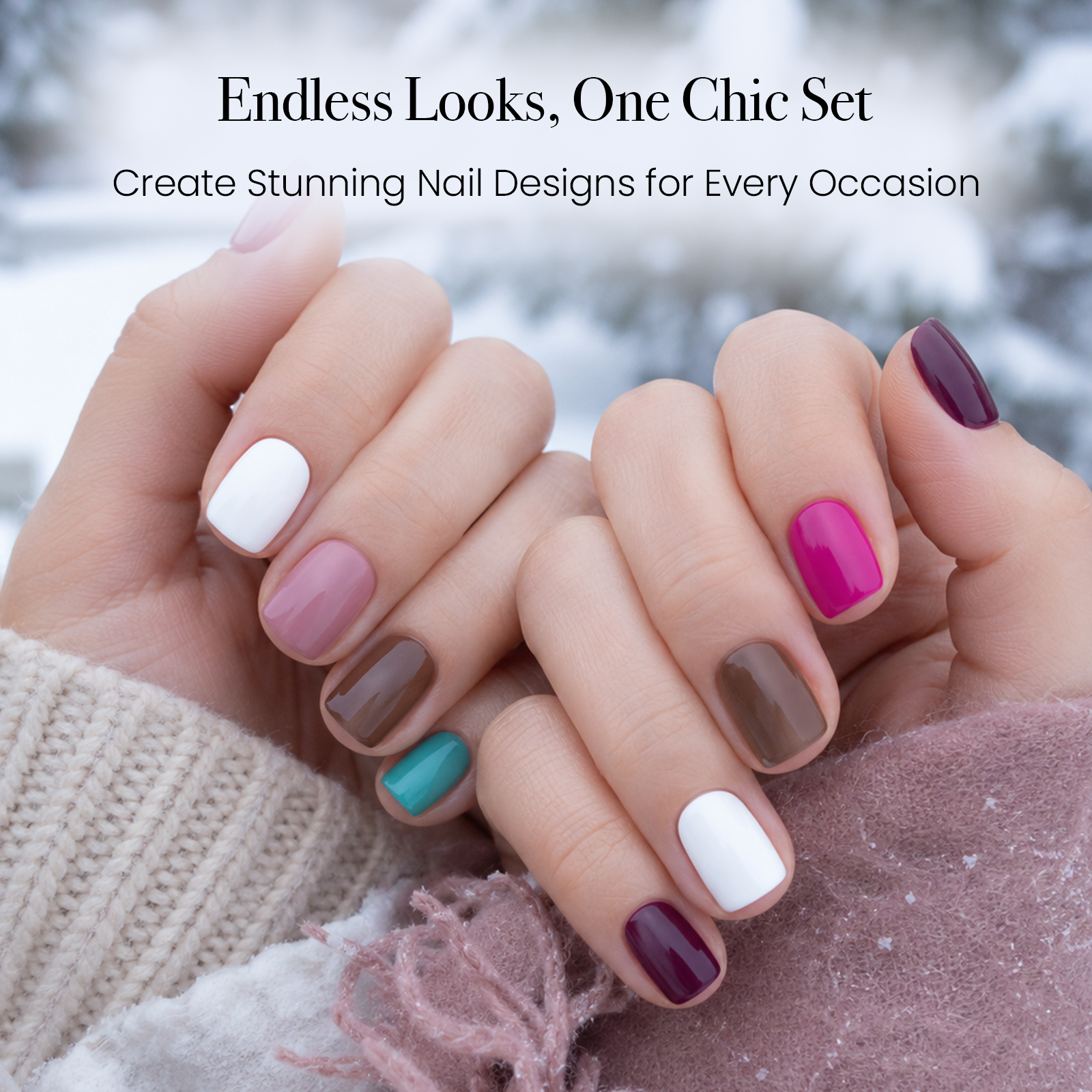 (Each 15ml) Winter Bloom- Beetles 30 Colors HEMA Free Gel Polish Set Autumn Winter Nails