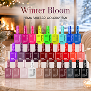 (Each 15ml) Winter Bloom- Beetles 30 Colors HEMA Free Gel Polish Set Autumn Winter Nails