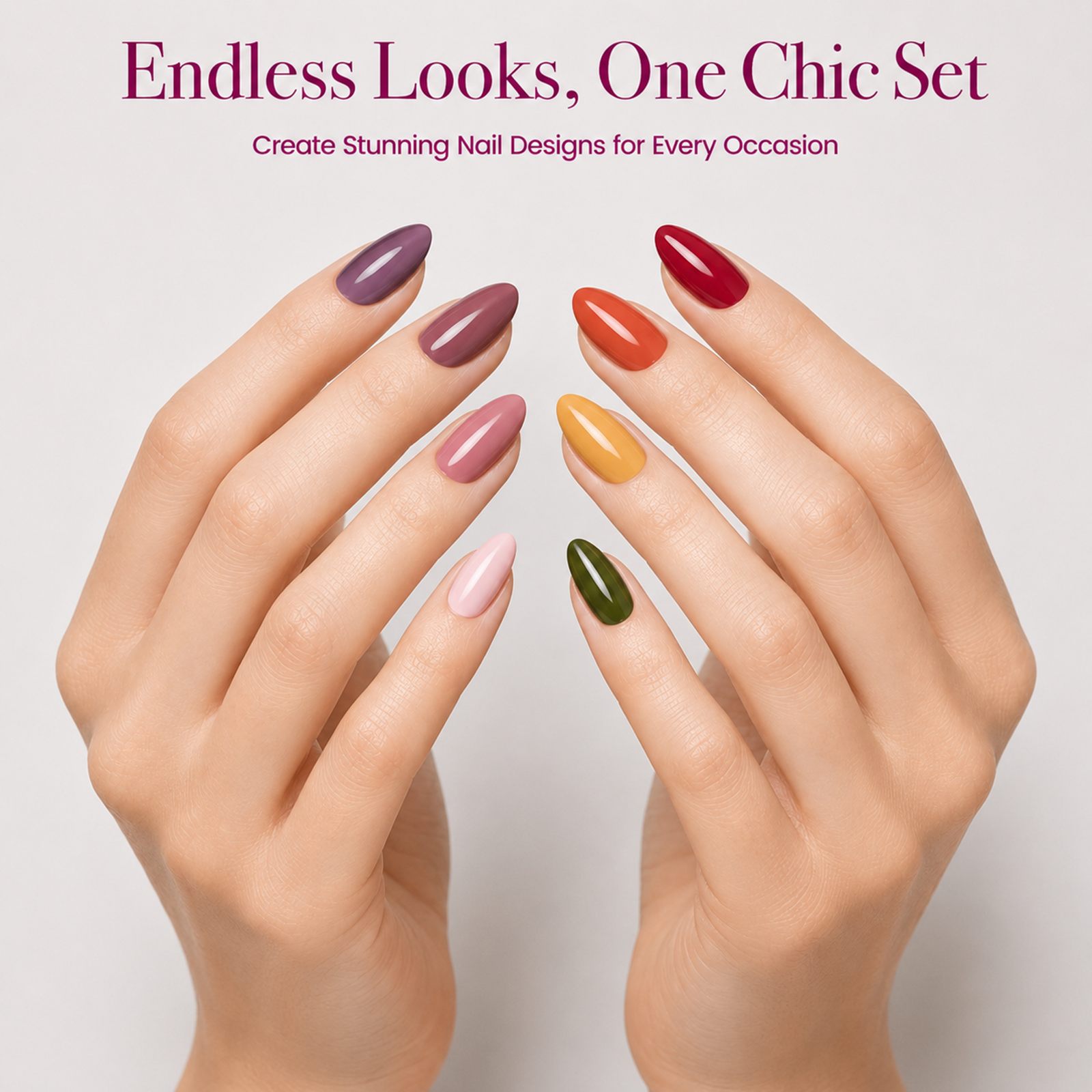 (Each 15ml) Chroma Seasons- Beetles 30 Colors HEMA Free Summer Nails Gel Polish Set