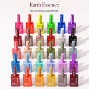(Each 15ml) Earth Essence- Beetles 30 Colors HEMA Free Gel Polish Set All Season Nails