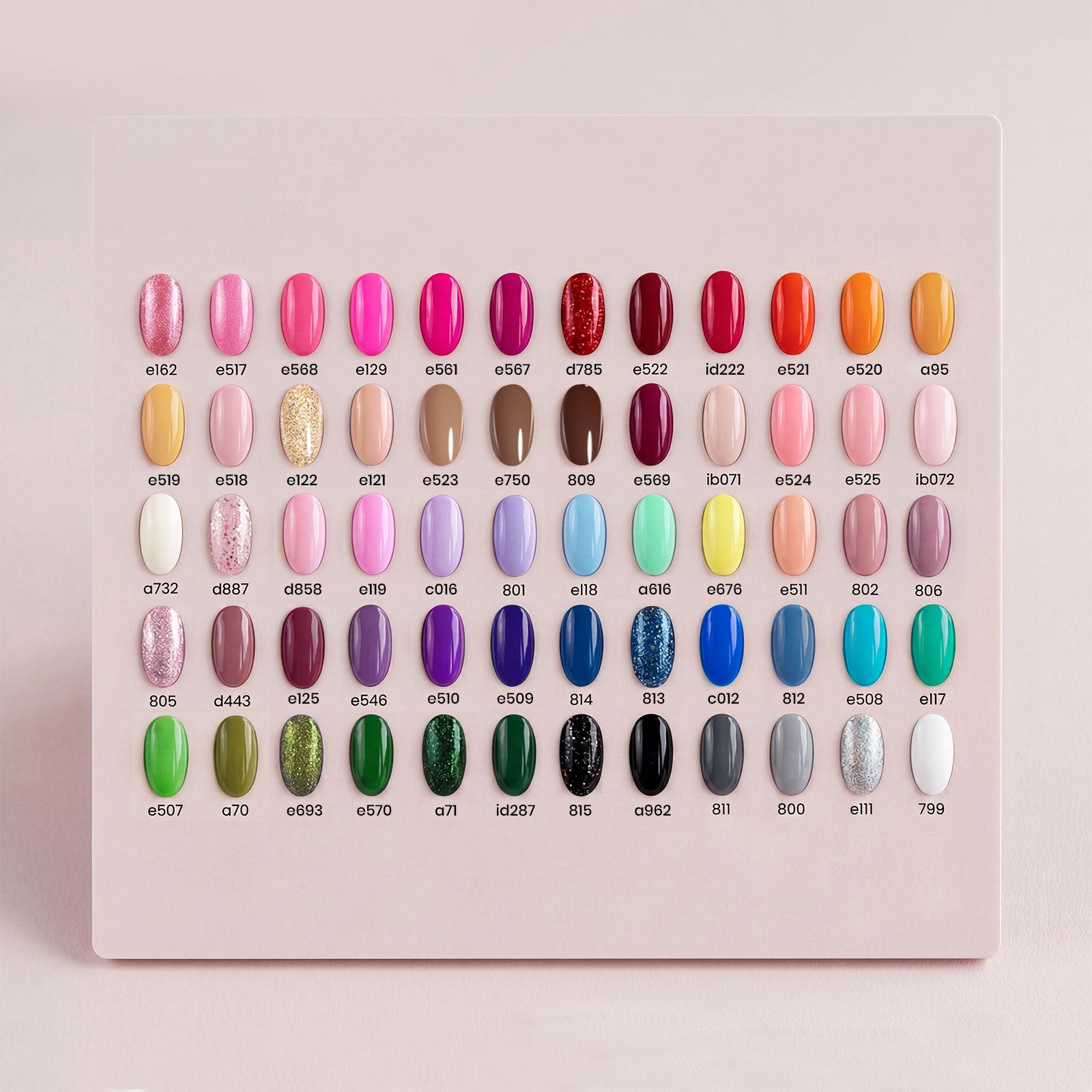 Seasonal Harmony Gel Nail Polish | 60 Nail Gel Polish Colors Kit total 70pcs