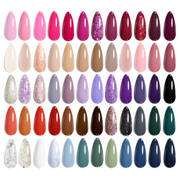 Exquisite Femininity|  Summer Nails 60 Nail Gel Polish Summer Red Blue  Femininity 69 PCS