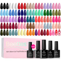 Fingertip Palette - Spring Nails Prime 32 Gel Colors Set with Top and Base Coat (5ml/Each)