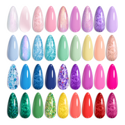 Woodland Fairy- Jelly Glitter 36 Gel Colors Summer Nails Kits