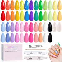 Beetles Pastel Gel Nail Polish | Doodle Dreams 25 Colors Summer Nails with Base Top Coat