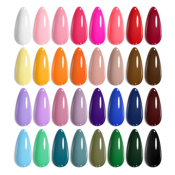 Beetles Gel Polish Nails  Gel Nail Polish Set 32 Colors All Seasons Kit with Base Top Coat UV LED Needed Gifts
