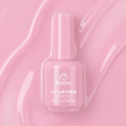Beetles Pink Gel Nail Polish - 15ML Baby Pink Nude Gel Polish Nail Concealer Jelly Sheer Translucent Effect