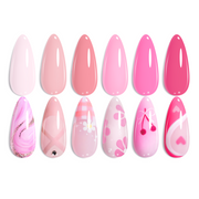 Baby Pink Melody - 6 Colors Gel Polish Summer Nails Set