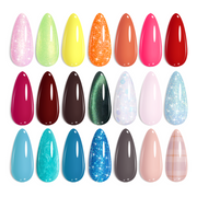 Beach Bash-20 Colors Gel Polish Nails Kit(7.5ml/Each)