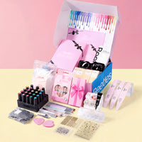 (Mother’s Day Ideal Gift) Beetles Wandering Peace DEALS BOX Spring Nails 113Pcs 20 Cat Eye Glitter Colors Nail Kits