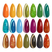 Glint Crush Nails  - 20 Colors Fall & Winter Cat Eye Glitter Gel Polish