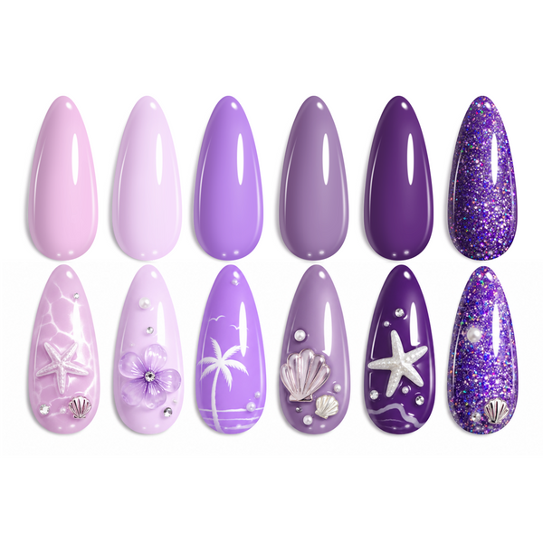 Grape Vine | 6 Colors Gel Polish Set