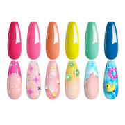 Pool Party | Gel Polish 6 Colors Set Summer Nails