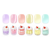 Beetles Soft Glow Pudding 6 Colors Summer Nails Jelly Pastel Pink Cat Eye Glitter Gel Nail Polish Set