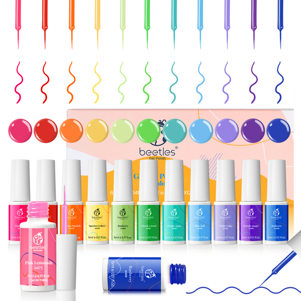 Rainbow | Gel Liner 12 Colors Set | 5ML Each