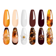 Amber Attraction | Gel Polish Set With Blooming Gel