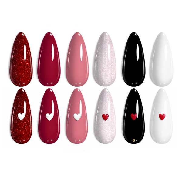 Queen of Hearts | 6 Colors Gel Polish Set