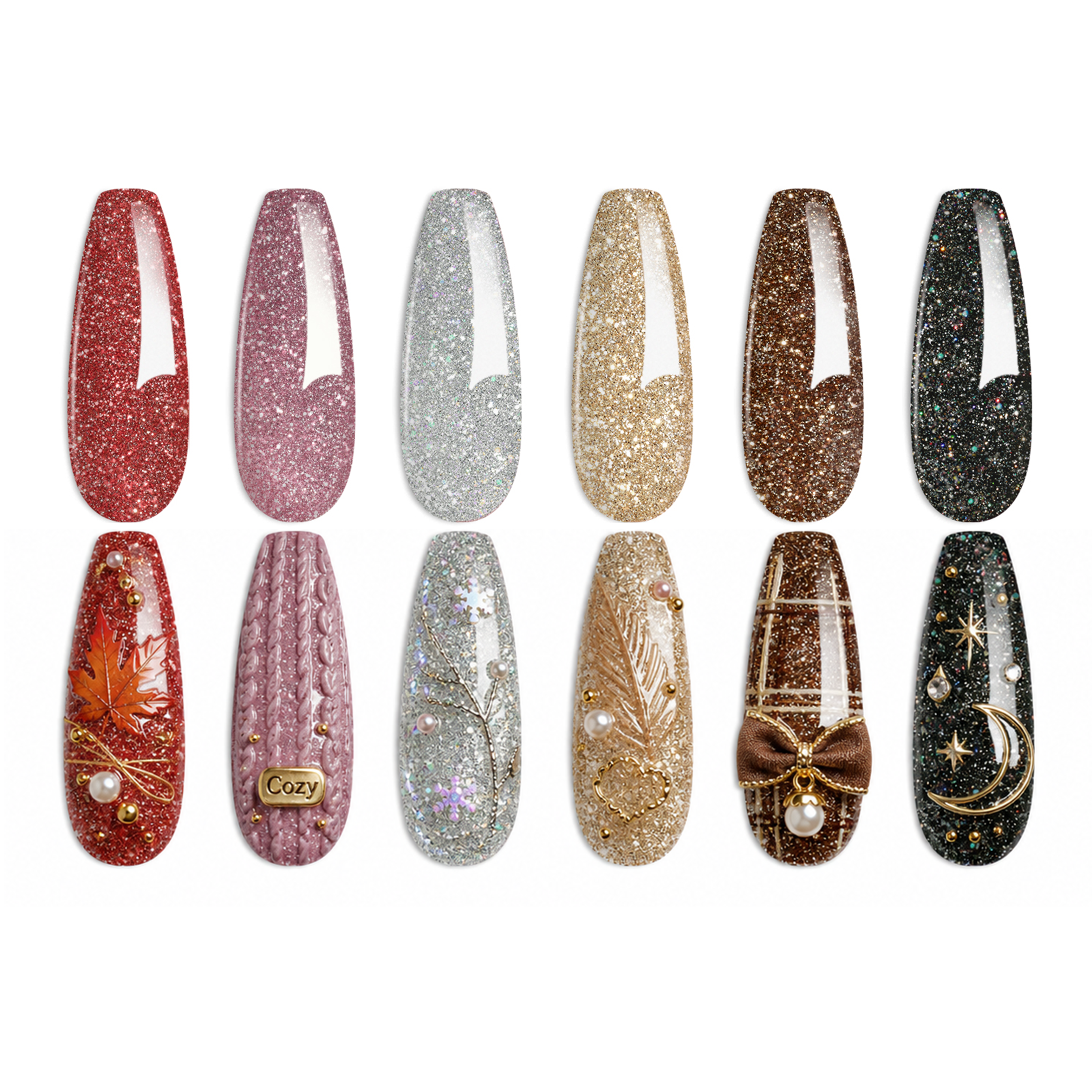 Bling Fling | 6 Colors Gel Polish Set