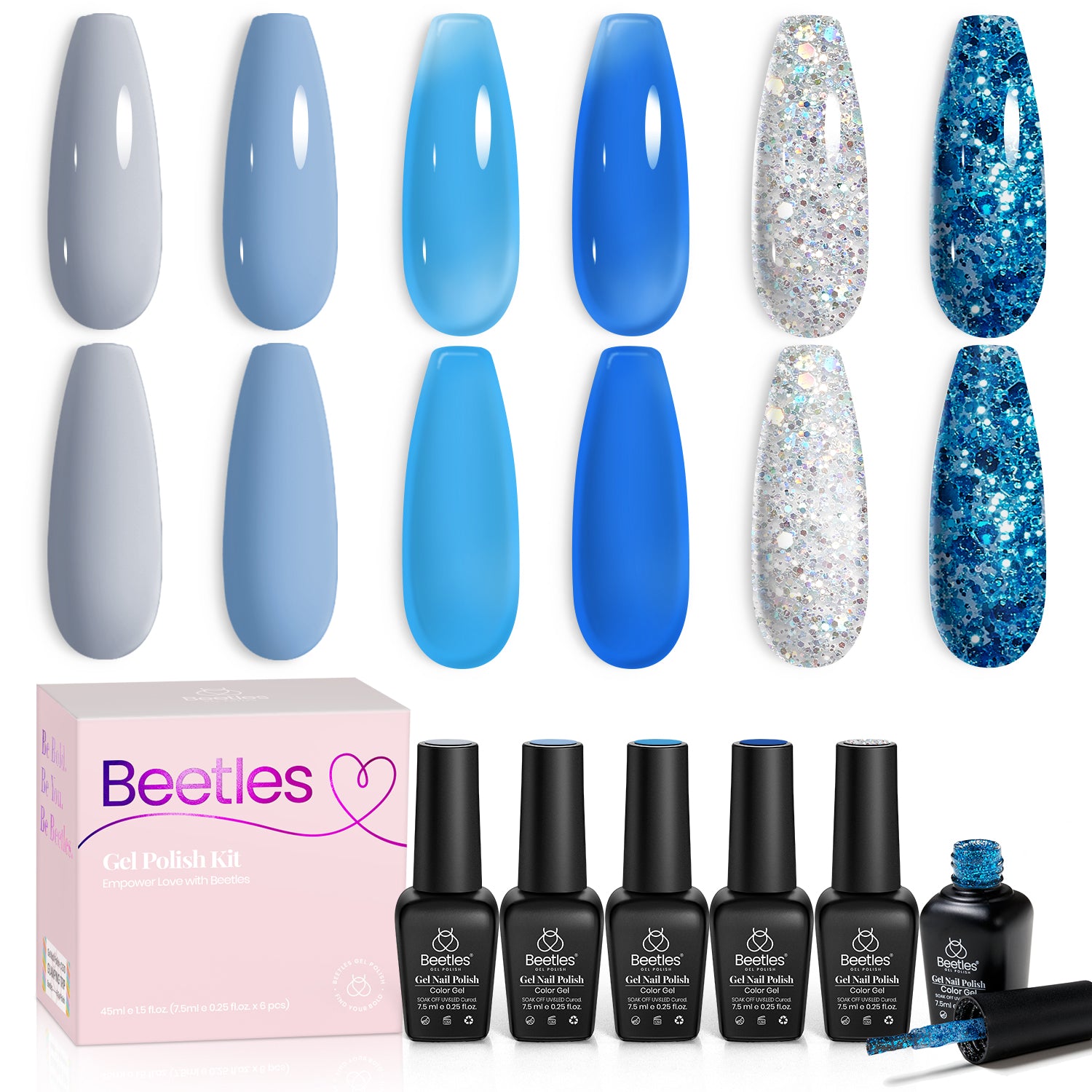 Chasing Summer Breeze Gel Polish - 6 Colors Gel Nail Polish Set