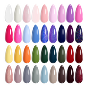 Versetile Color Palette | 36 Nail Gel Polish Colors with Base Top Coat and Gift Box- 5ml/Each Gel Colors