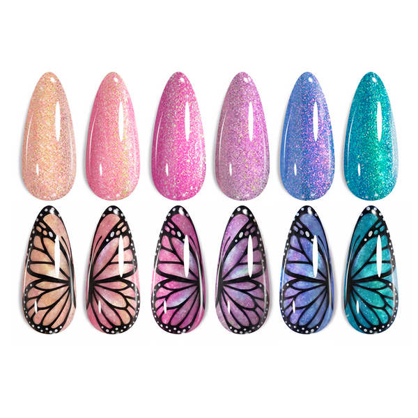 Whimsical Wonders | 6 Colors Gel Polish Set Nails