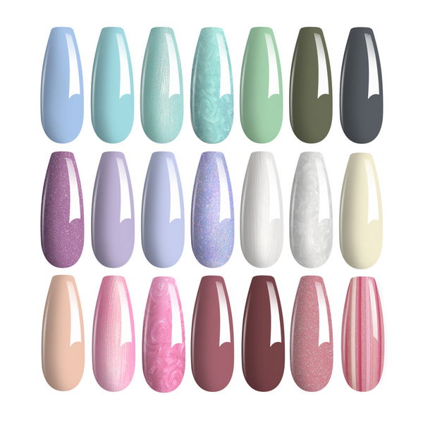 Healing Elixir -23 PCS 20 Colors Gel Nail Polish Kit