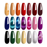 Gemstone Party - 20 Colors Gel Nail Polish Gift Set