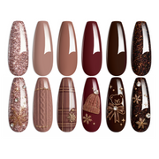 Academia Aesthetic | Gel Polish 6 Colors Set