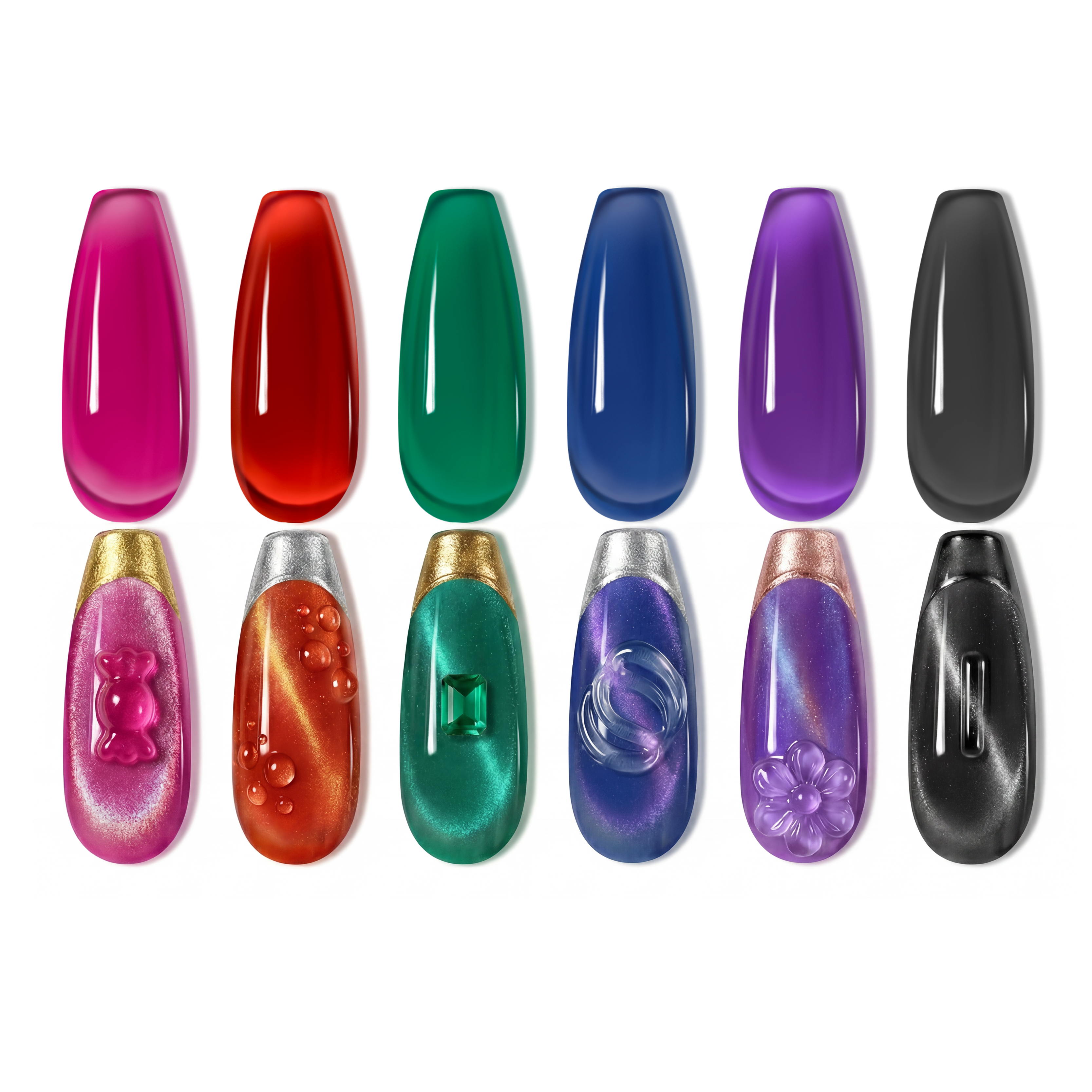 Jelly Magic -  6 Colors Summer Gel Nail Polish