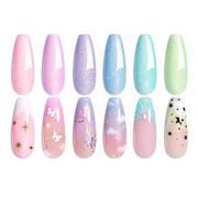 Pastel Dream | 6 Colors Spring Nails Pearl Shell Gel Polish Set