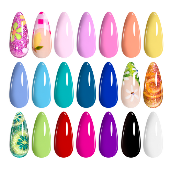 Magical Kingdom- 20 Colors Gel Nail Polish Set