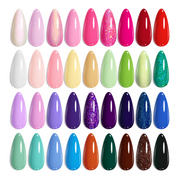Verse of Flower | 36 Nail Gel Polish Colors Nails with Base Top Coat and Gift Box- 5ml/Each Gel Colors