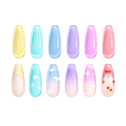 Crystal Candy | Beetles Pastel  6 Colors Jelly Gel Polish Set Summer Nails