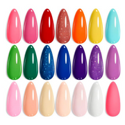 Shoujo Manga - 20 Gel Colors Set with Top and Base Coat