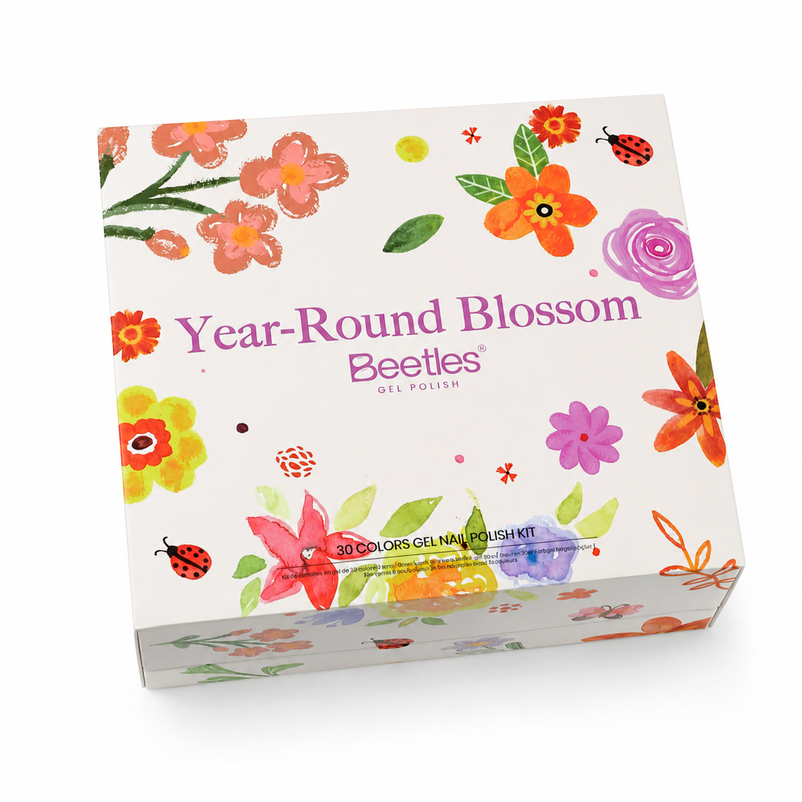 Year-Round Blossom | 30 Trending Colorful Colors HEMA Free Runway Palette 10ml Gel Polish Set
