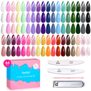 Beetles Gel Nail Starter Kit Deal Box Harmony Palette 36 Colors HEMA-Free & TPO-Free Summer Nails All-in-One Mani Set