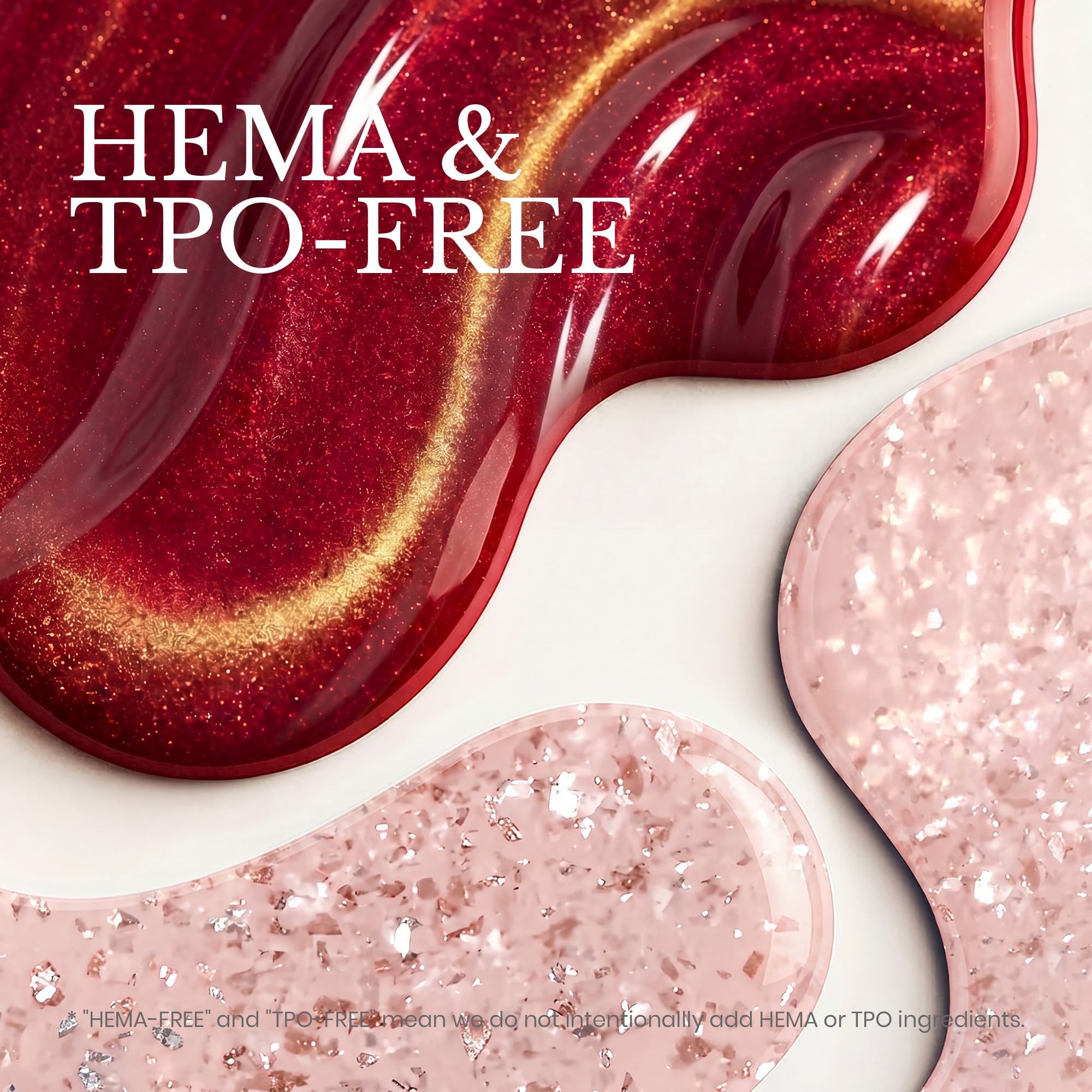 Beetles Pro Pink Fizz Sparkle HEMA Free TPO Free Gel Polish 20ml