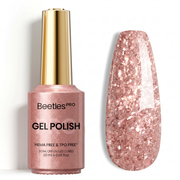 Beetles Pro Pink Fizz Sparkle HEMA Free TPO Free Gel Polish 20ml