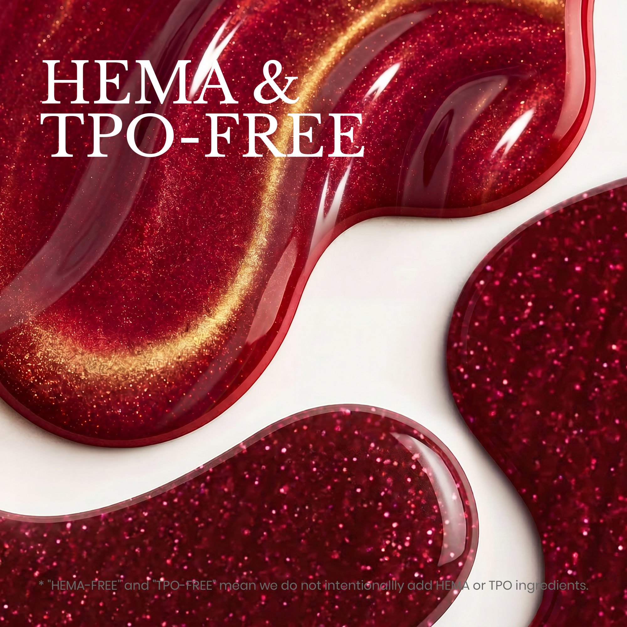 Beetles Pro Ruby Afterglow HEMA Free TPO Free Shimmer Gel Nail Polish 20ml
