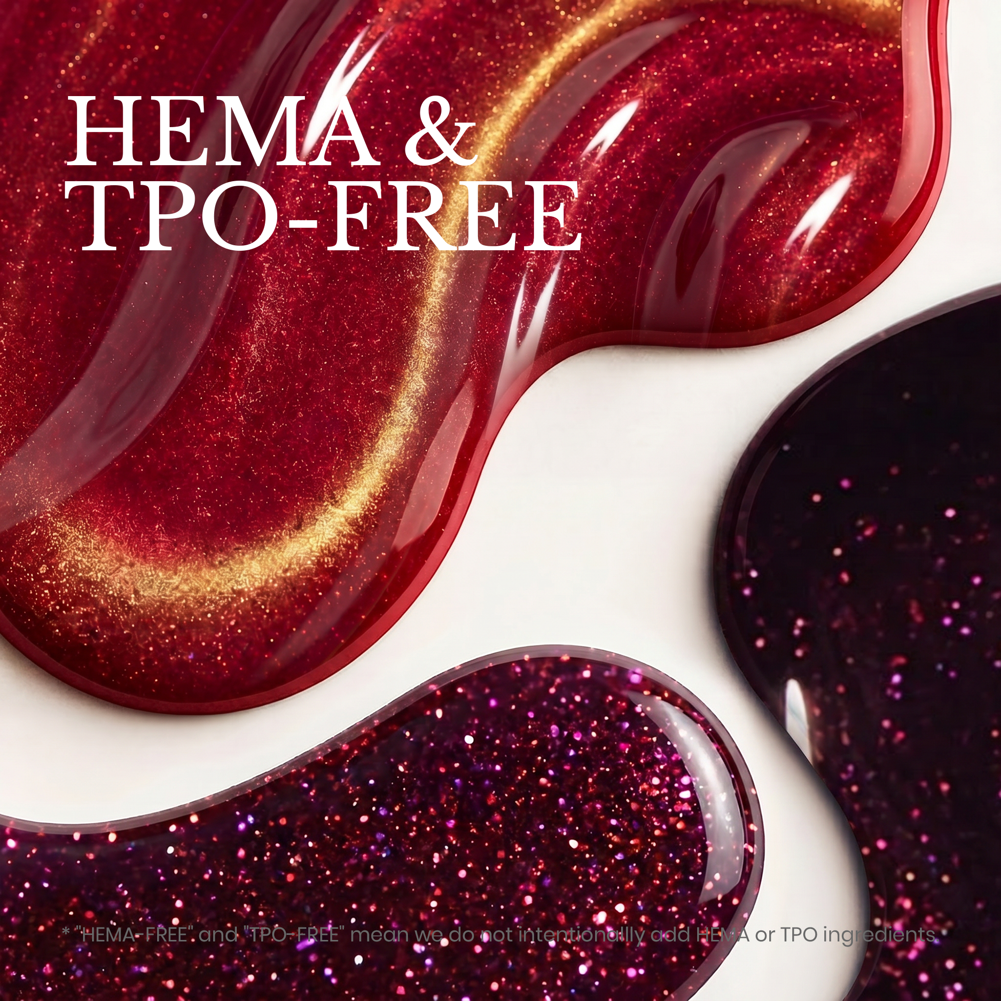 Beetles Pro Blood Moon HEMA Free TPO Free Gel Shimmer Nail Polish 20ml