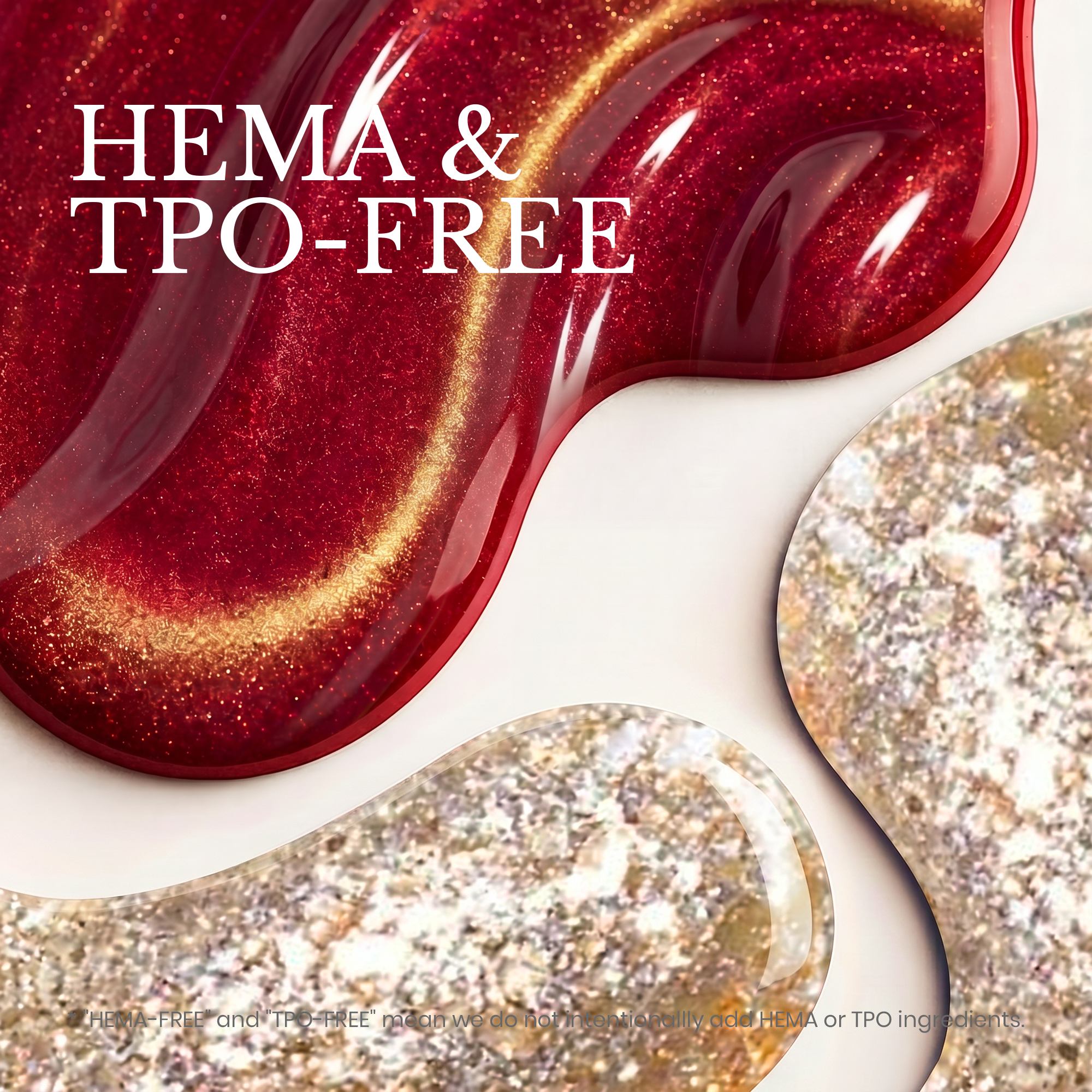 Beetles Pro Champagne Flare HEMA Free TPO Free Glitter Gel Nail Polish 20ml