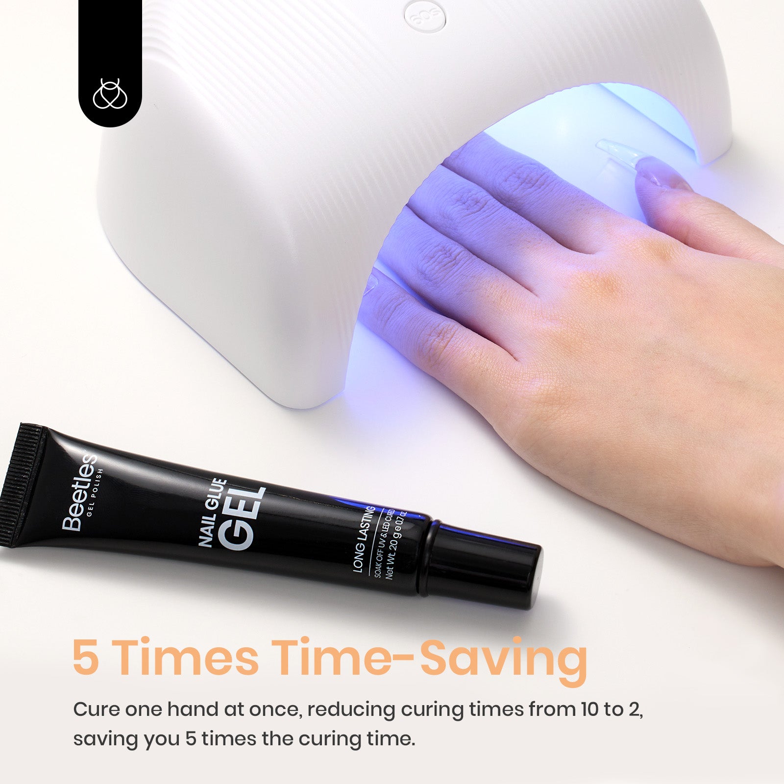 Beetles 3 in 1 Nail Glue Gel for False Nail Tips 20g