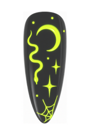 Luminous Neon Yellow Gel