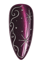Apply a layer of glossy top coat and cure for 60–90 seconds.